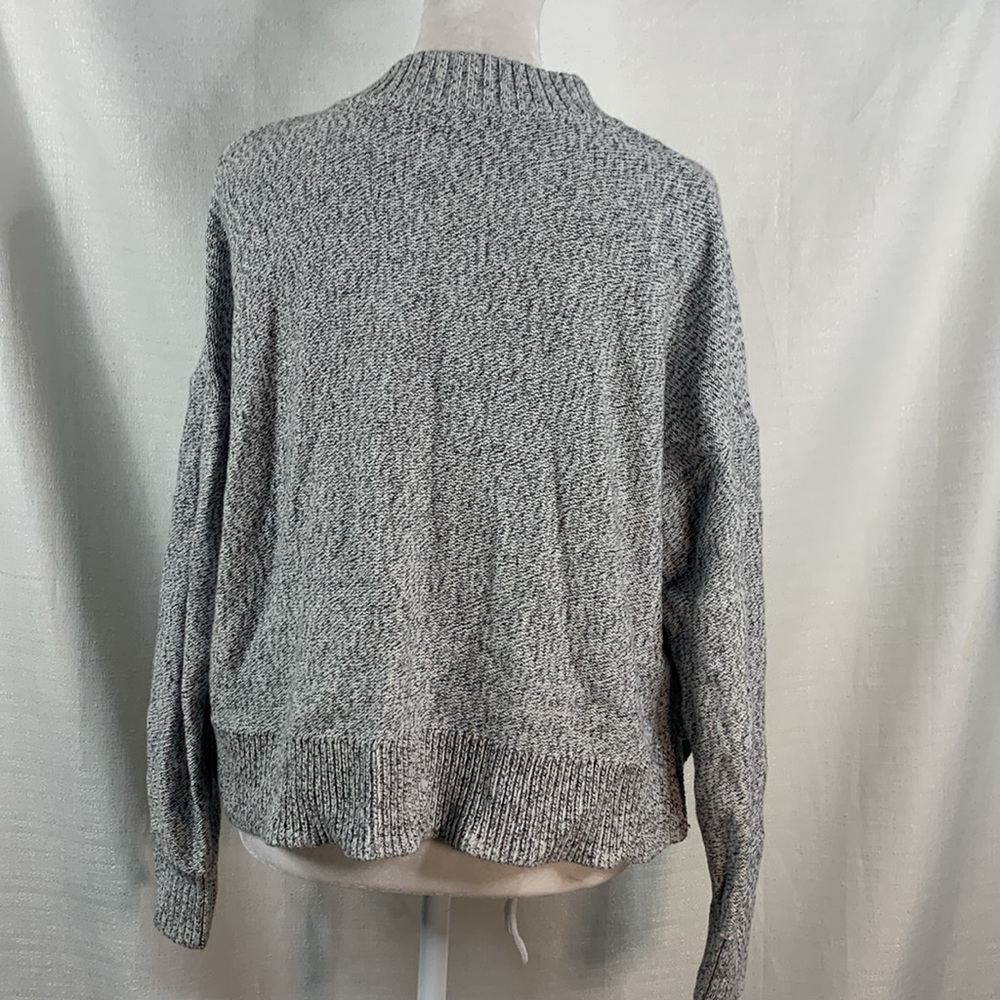 Madewell Black & White Speckled Clemence Cropped Cardigan- NWT - Picture 7 of 11